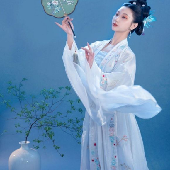 Peacock Dance Gown | Traditional Dress Hanfu - Picture 4 of 8